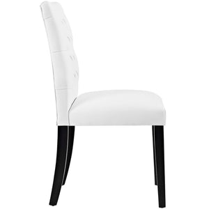 Duchess Vinyl Dining Chair Set of 2 by Modway