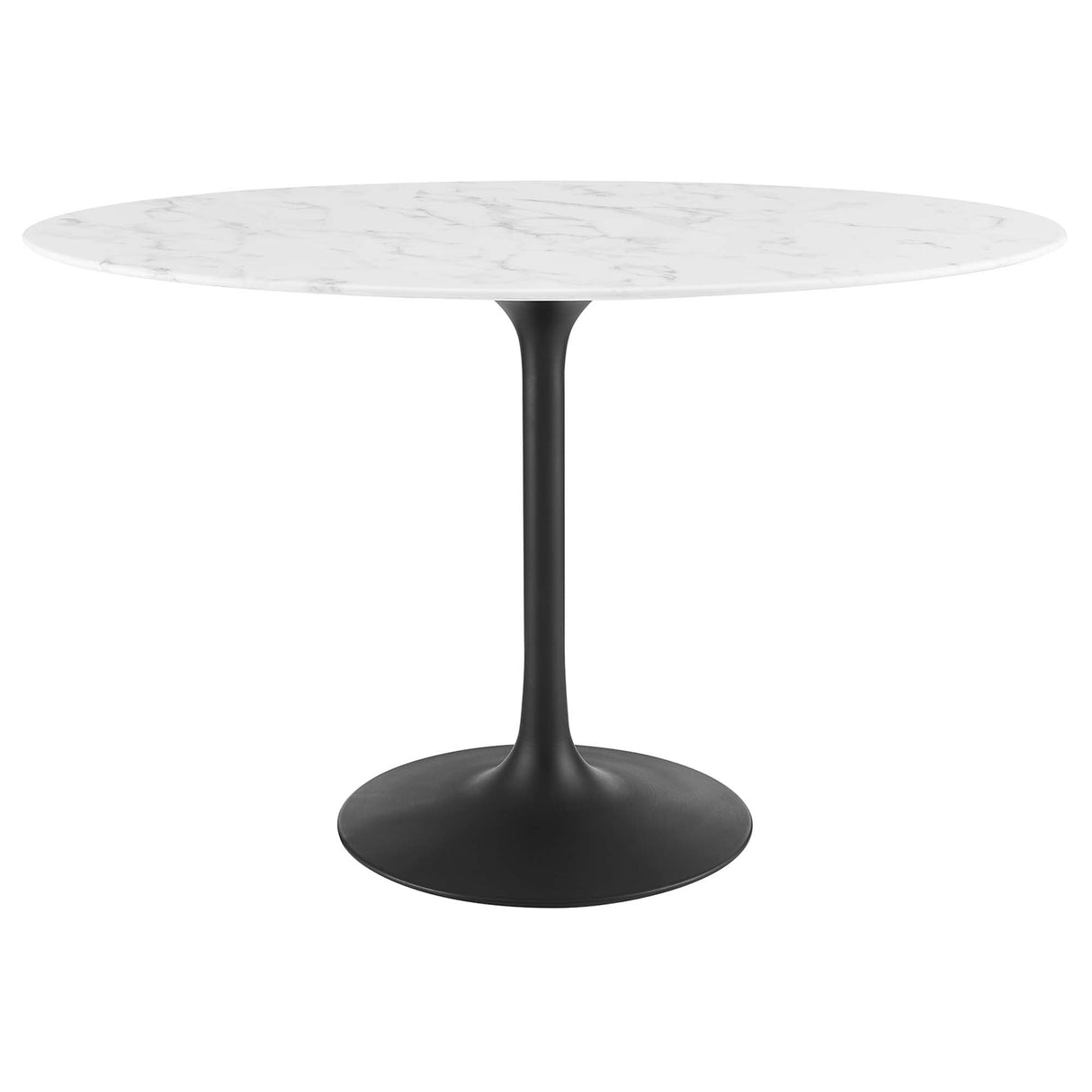 Lippa 48" Oval Faux Marble Dining Table by Modway