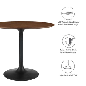 Lippa 36" Round Wood Dining Table by Modway