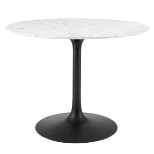 Lippa 40" Round Faux Marble Dining Table