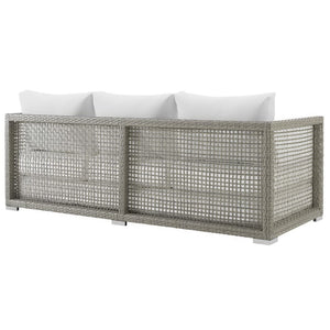 Aura 4 Piece Outdoor Patio Wicker Rattan Set by Modway