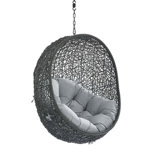 Hide Sunbrella® Fabric Swing Outdoor Patio Lounge Chair Without Stand by Modway