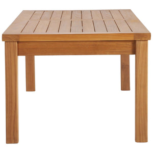Upland Outdoor Patio Teak Wood Coffee Table by Modway