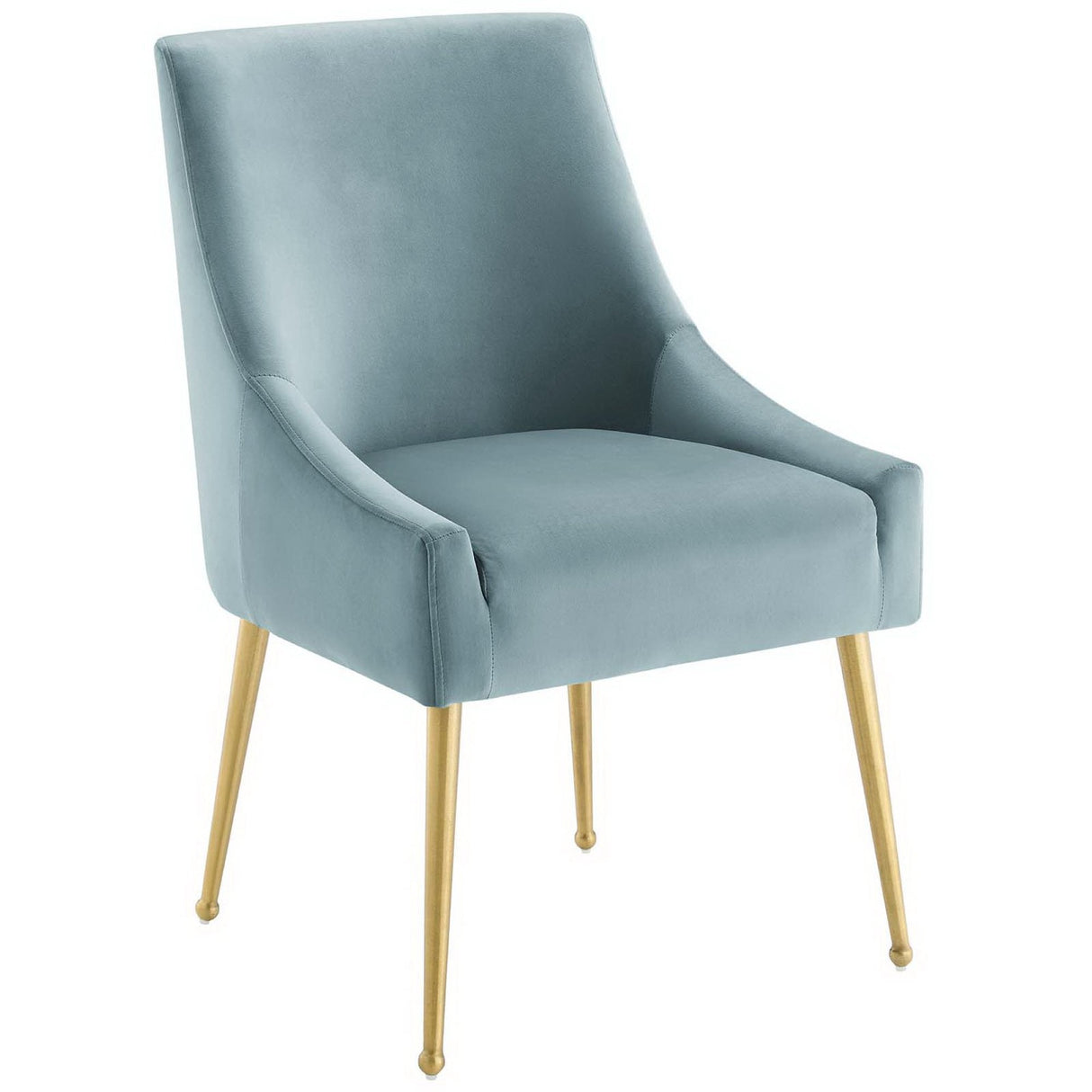 Discern Upholstered Performance Velvet Dining Chair Set of 2