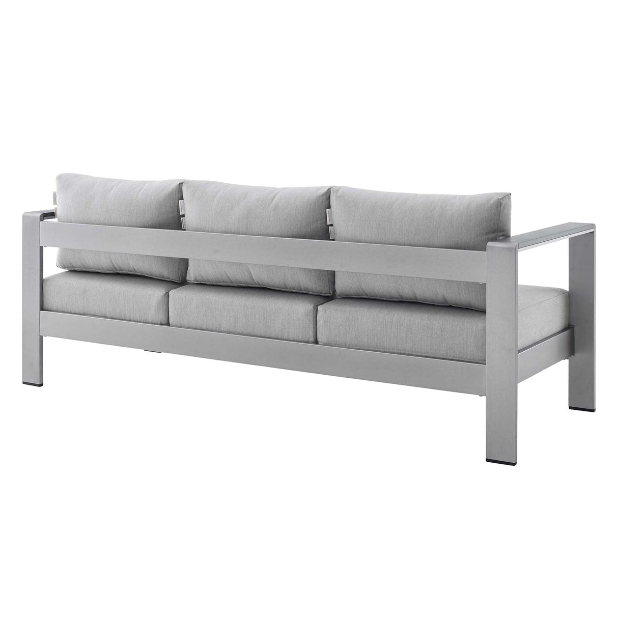 Shore Sunbrella Fabric Aluminum Outdoor Patio Sofa by Modway