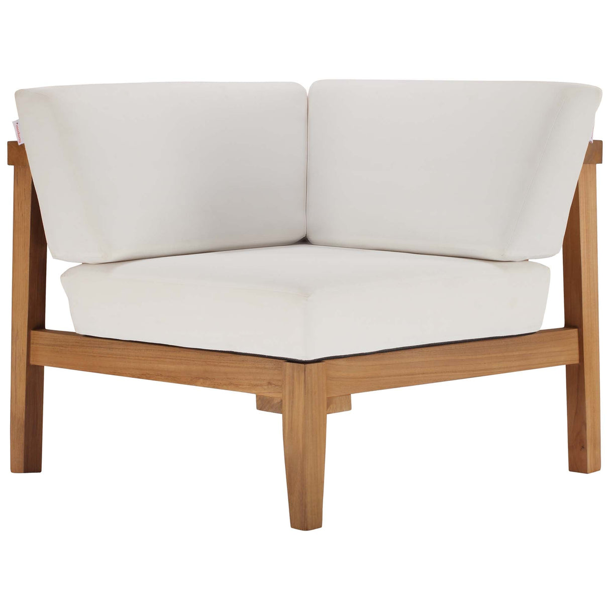 Bayport 3-Piece Outdoor Teak Wood Sectional Sofa Set by Modway