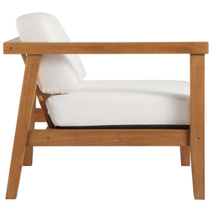 Bayport Outdoor Patio Teak Wood 2-Seater Loveseat by Modway