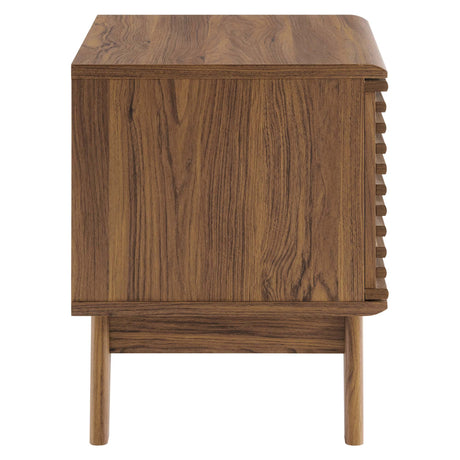 Render Vinyl Record Display Stand by Modway