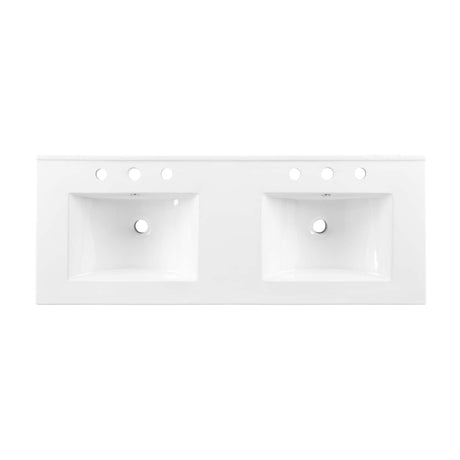 Cayman 48" Double Basin Bathroom Sink by Modway
