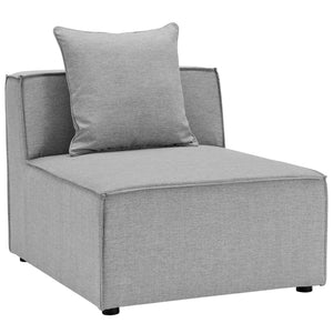Saybrook 3-Piece Outdoor Patio Upholstered Sectional Sofa by Modway