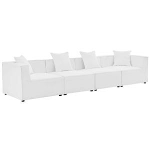 Saybrook 4-Piece Outdoor Patio Upholstered Sectional Sofa by Modway