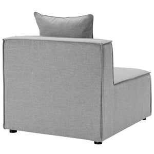 Saybrook 6-Piece Outdoor Patio Upholstered Sectional Sofa by Modway