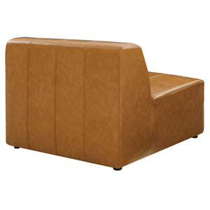 Bartlett Vegan Leather Armless Chair by Modway