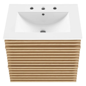 Render 24" Wall-Mount Bathroom Vanity by Modway