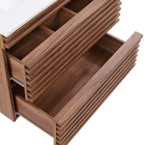 Render 24" Wall-Mount Bathroom Vanity by Modway