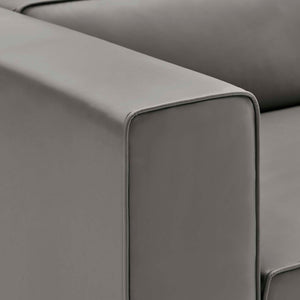 Mingle Vegan Leather Left-Arm Chair by Modway