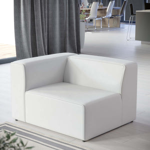 Mingle Vegan Leather Left-Arm Chair by Modway