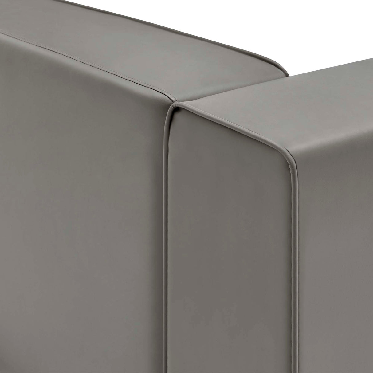Mingle Vegan Leather Right-Arm Chair by Modway