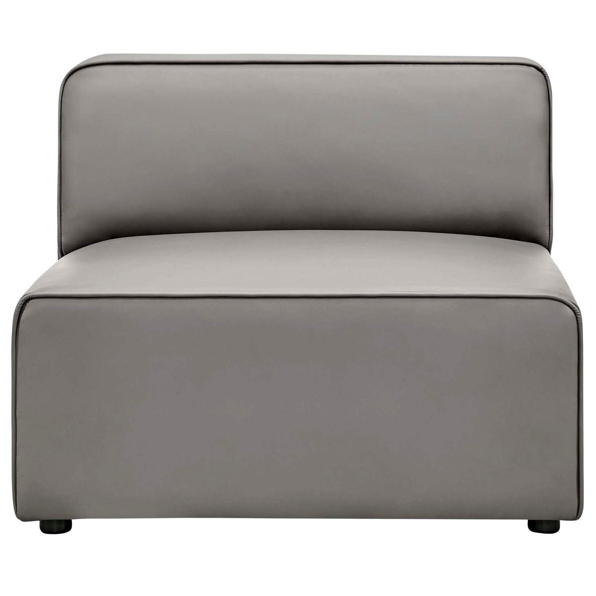 Mingle Vegan Leather Armless Chair by Modway