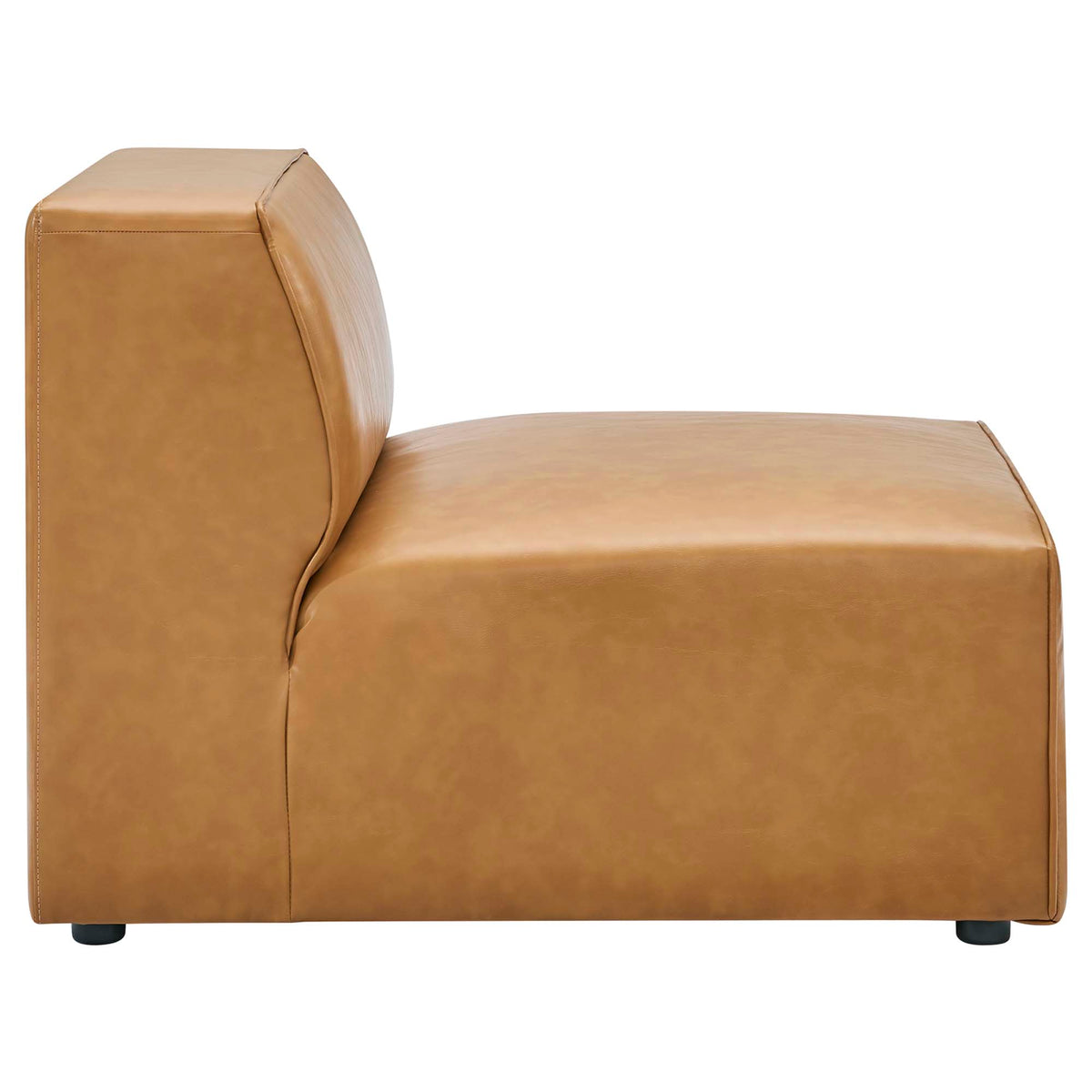 Mingle Vegan Leather Armless Chair by Modway