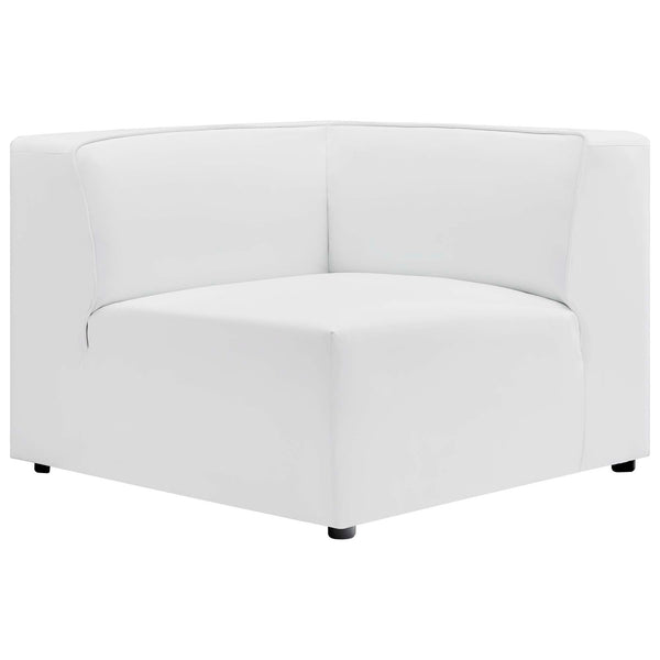 Mingle Vegan Leather Corner Chair by Modway