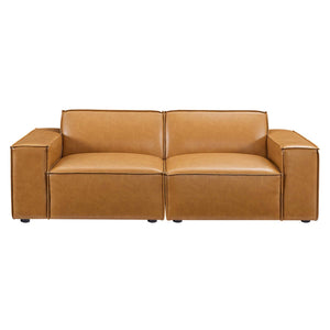 Restore Vegan Leather Loveseat by Modway