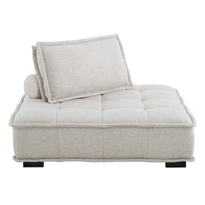 Saunter Tufted Fabric Armless Chair by Modway