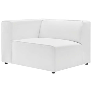 Mingle 2-Piece Vegan Leather Sectional Sofa Loveseat by Modway