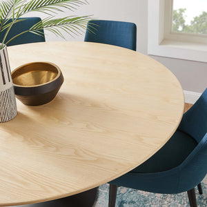 Lippa 60" Round Wood Dining Table by Modway