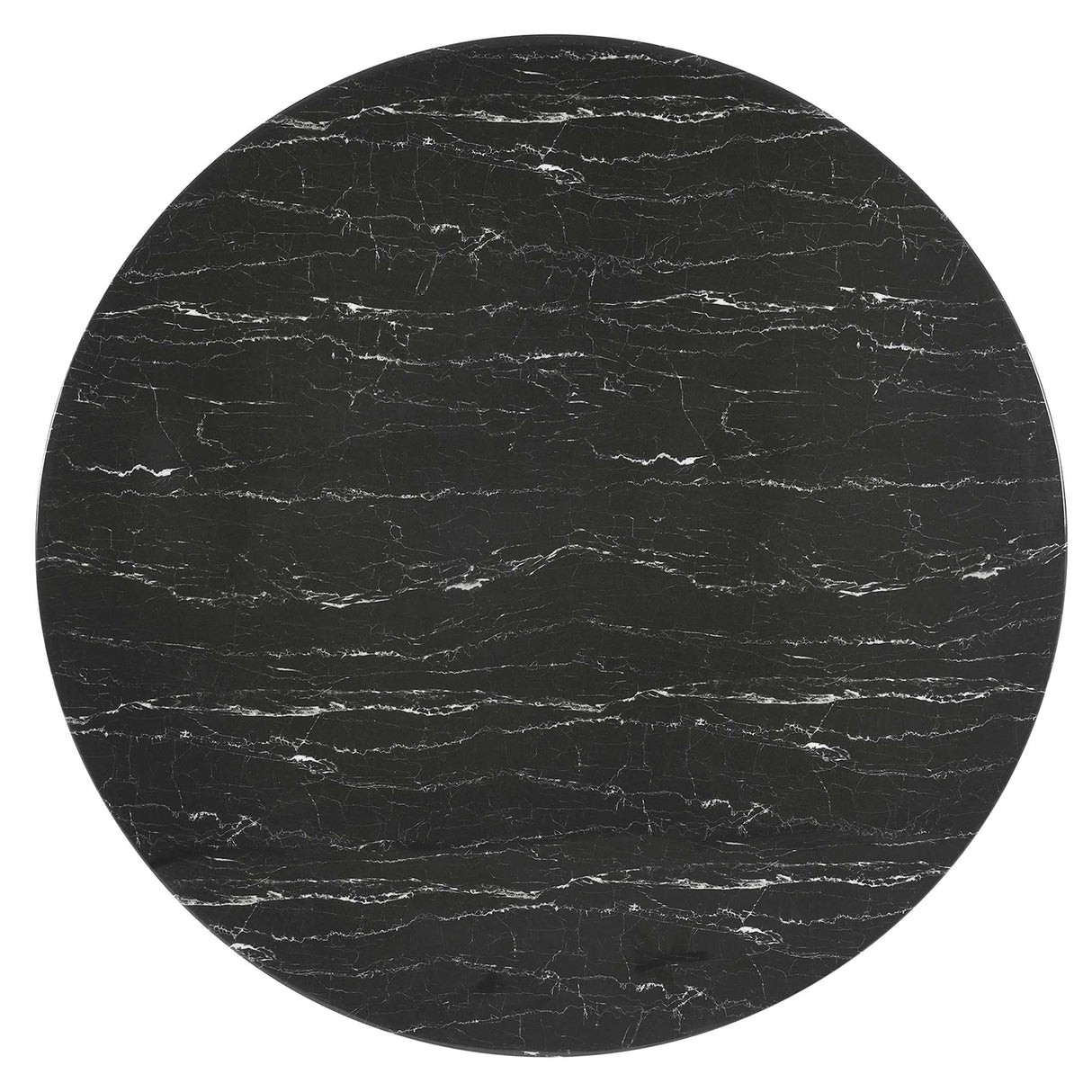 Lippa 60" Round Faux Marble Dining Table by Modway
