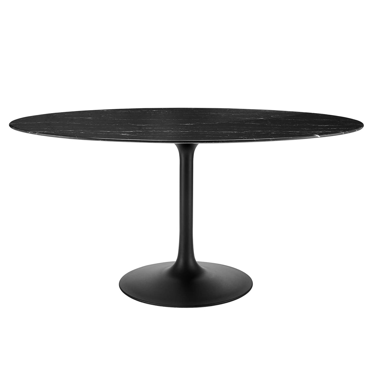 Lippa 60" Oval Faux Marble Dining Table by Modway