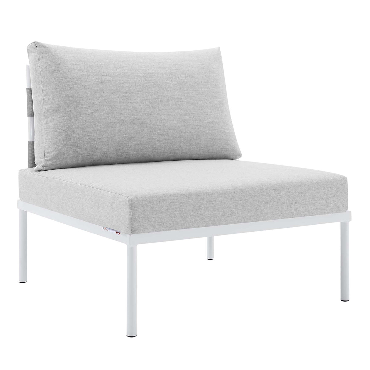 Harmony Sunbrella Outdoor Patio Aluminum Armless Chair by Modway