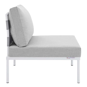 Harmony Sunbrella Outdoor Patio Aluminum Armless Chair by Modway