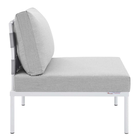 Harmony Sunbrella Outdoor Patio Aluminum Armless Chair by Modway
