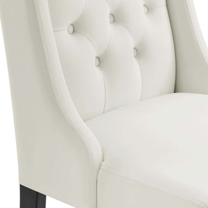 Baronet Performance Velvet Dining Chairs Set of 2 by Modway