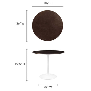 Lippa 36" Round Wood Dining Table by Modway