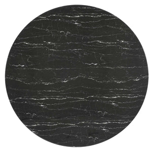 Lippa 60" Round Faux Marble Dining Table by Modway