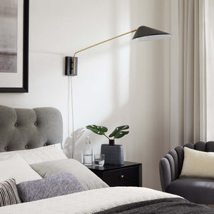 Journey 24" Swing Arm Wall Sconce by Modway