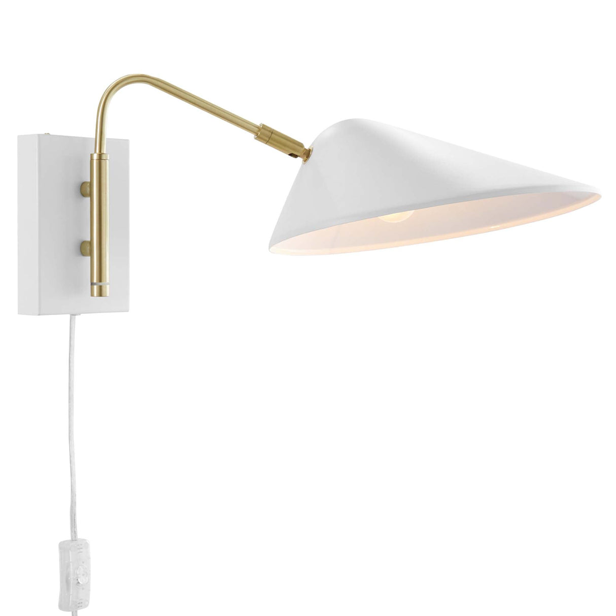 Journey 7" Swing Arm Wall Sconce by Modway