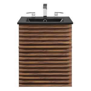 Render 18" Wall-Mount Bathroom Vanity by Modway