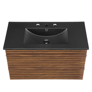 Render 36" Wall-Mount Bathroom Vanity by Modway