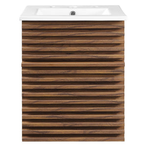 Render 18" Wall-Mount Bathroom Vanity by Modway