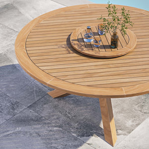 Wellspring 63" Outdoor Patio Teak Wood Dining Table by Modway