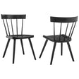 Sutter Wood Dining Side Chair Set of 2 by Modway