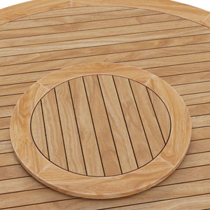 Wellspring 5-Piece Outdoor Patio Teak Wood Dining Set by Modway