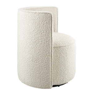 Della Boucle Fabric Swivel Chair by Modway