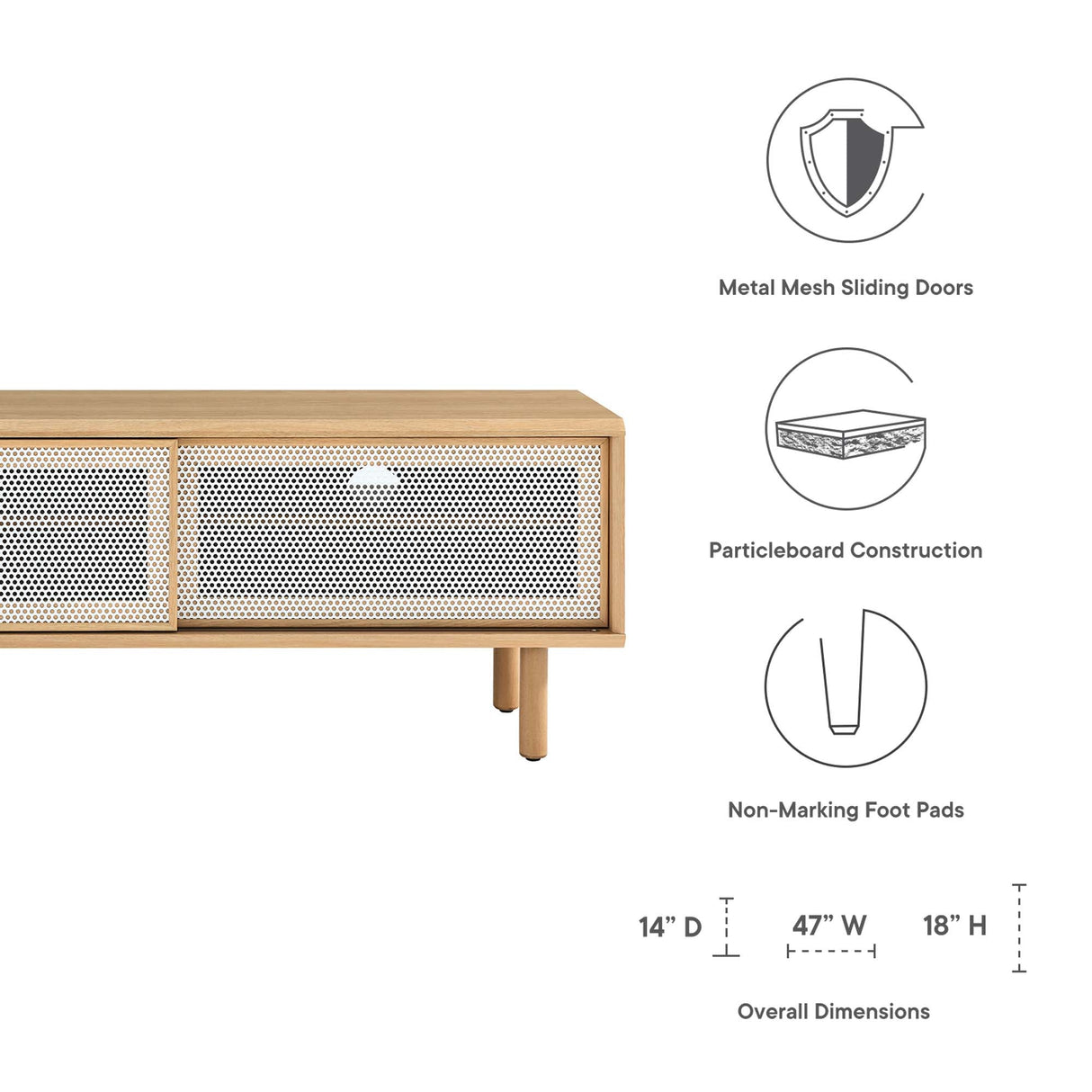 Kurtis 47" TV Stand by Modway