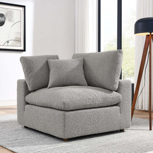 Commix Down Filled Overstuffed Boucle Fabric Corner Chair by Modway