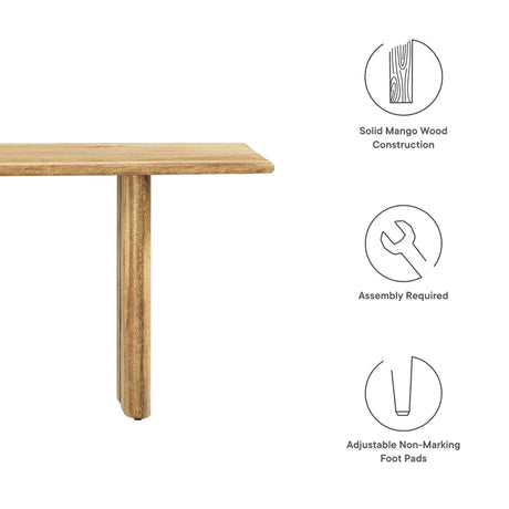 Amistad 58" Wood Bench by Modway