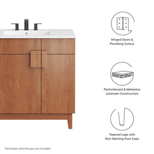 Miles 36" Bathroom Vanity Cabinet by Modway